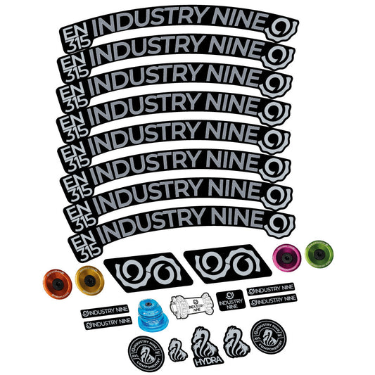 Autocollant Industry Nine Enduro 315 Carbon, Roues VTT 29, Vélo vinyle sticker