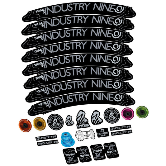 Autocollant Industry Nine Trail S, Roues VTT 29, Vélo vinyle autocollant