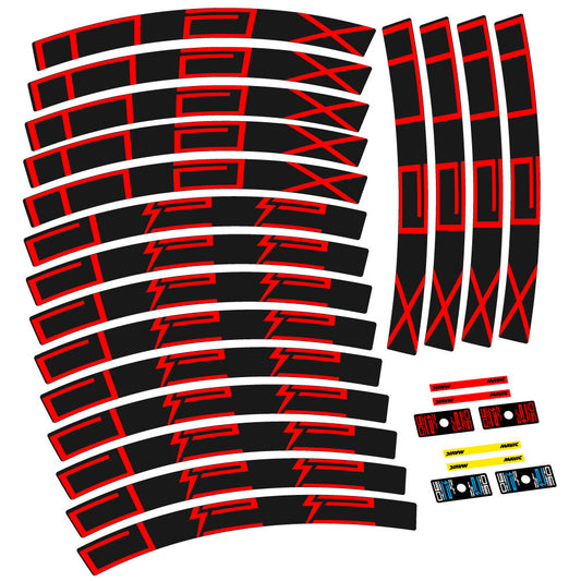 Autocollant Mavic E-Deemax, Roues VTT 29, Autocollant Vélo vinyle