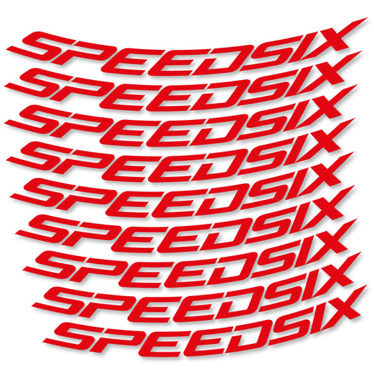 Autocollant Speedsix, Roues VTT 29, Autocollant Vélo vinyle