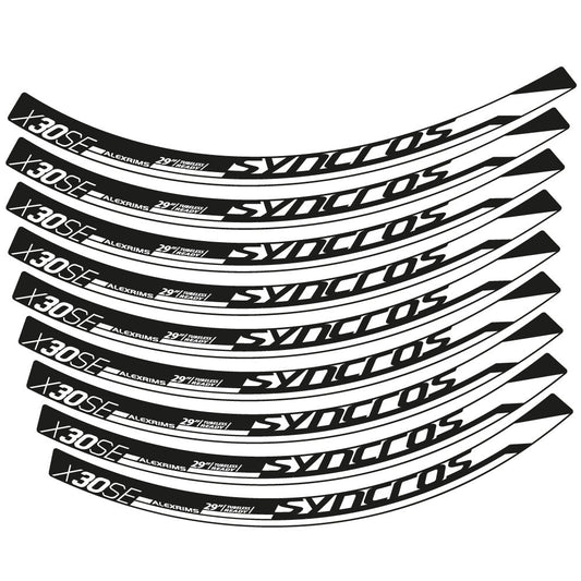 Autocollant Syncross X30SE, Roues VTT 29, Autocollant Vélo vinyle