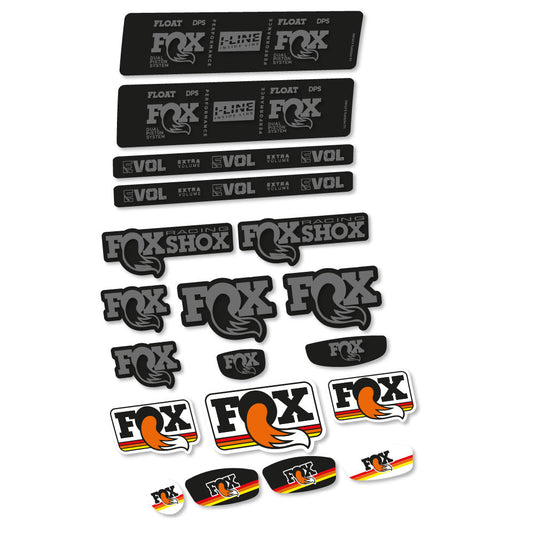 Autocollant Fox Float DPS Performance I Line, Shock Absorber, Autocollant Vélo vinyle