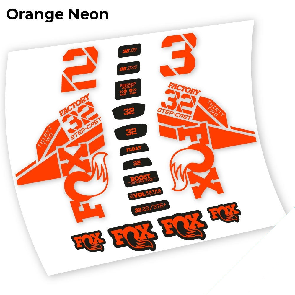 Autocollant Fox 32 Kashima 2021, Fourche 29, Vélo vinyle sticker
