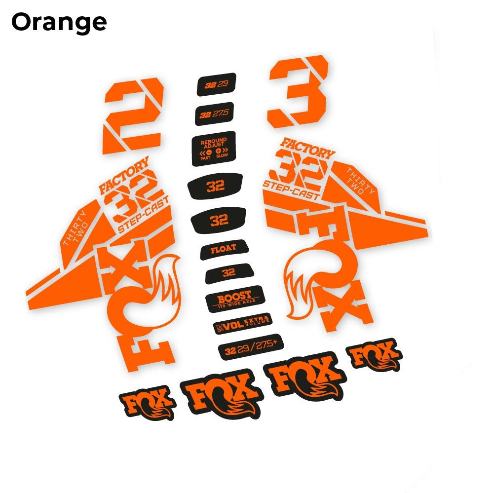 Autocollant Fox 32 Kashima 2021, Fourche 29, Vélo vinyle sticker