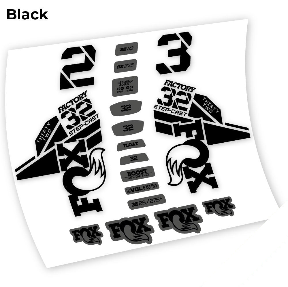 Autocollant Fox 32 Kashima 2021, Fourche 29, Vélo vinyle sticker