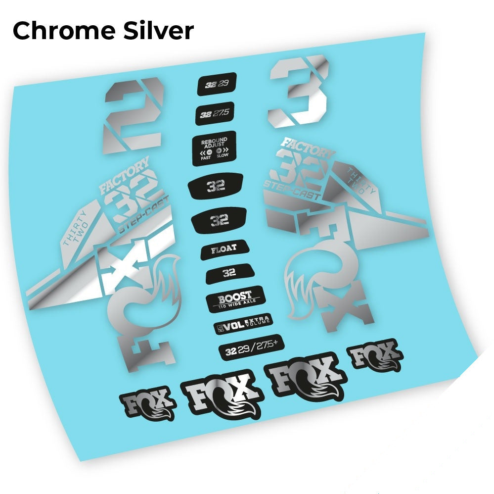 Autocollant Fox 32 Kashima 2021, Fourche 29, Vélo vinyle sticker