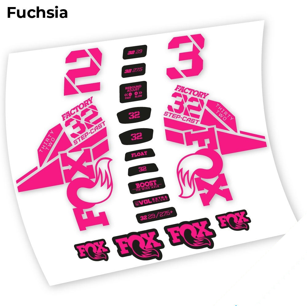 Autocollant Fox 32 Kashima 2021, Fourche 29, Vélo vinyle sticker
